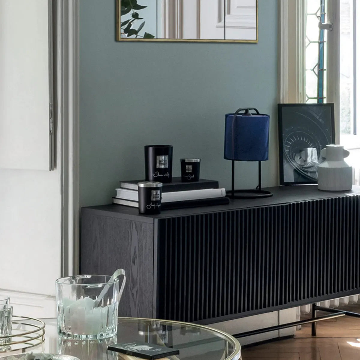 Lumânare parfumată Atmosphera Loyd Sweet Moments, Sticlă, 130 g