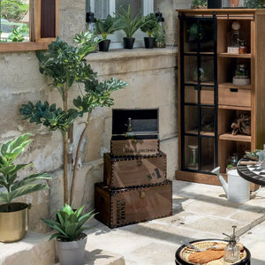 Set cutii depozitare Atmosphera Allan, 4 buc., MDF