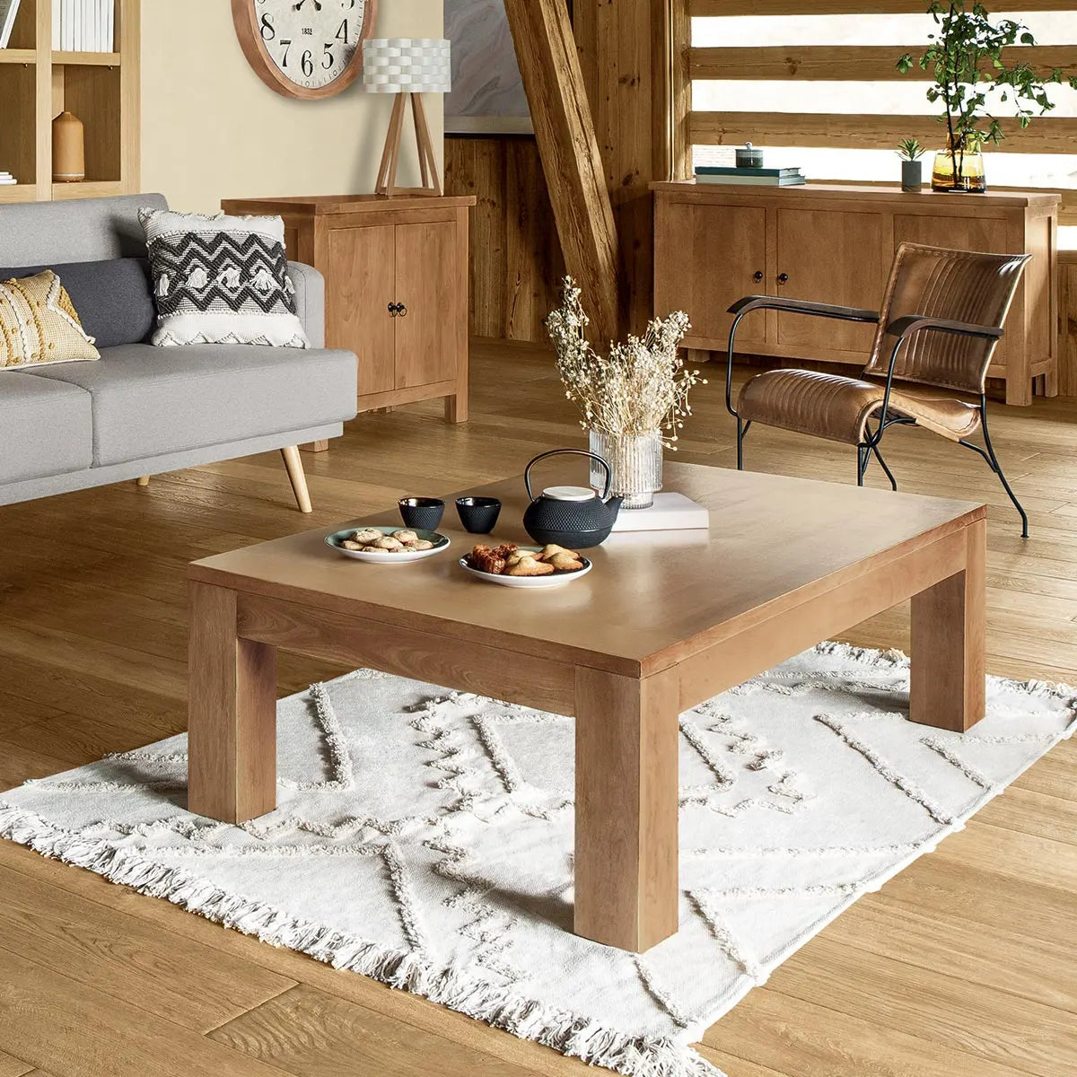 Masă de cafea Atmosphera Amal, 130x80x40 cm, Lemn