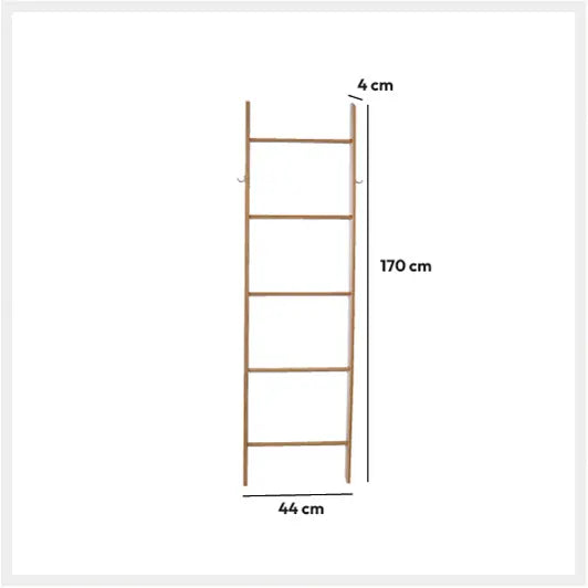 Suport pentru prosoape 5five Bambou cu scară