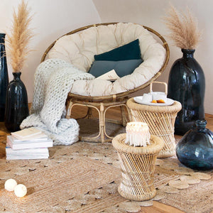 Masuta laterala Atmosphera Ilyan, 30/37 cm, 2 buc