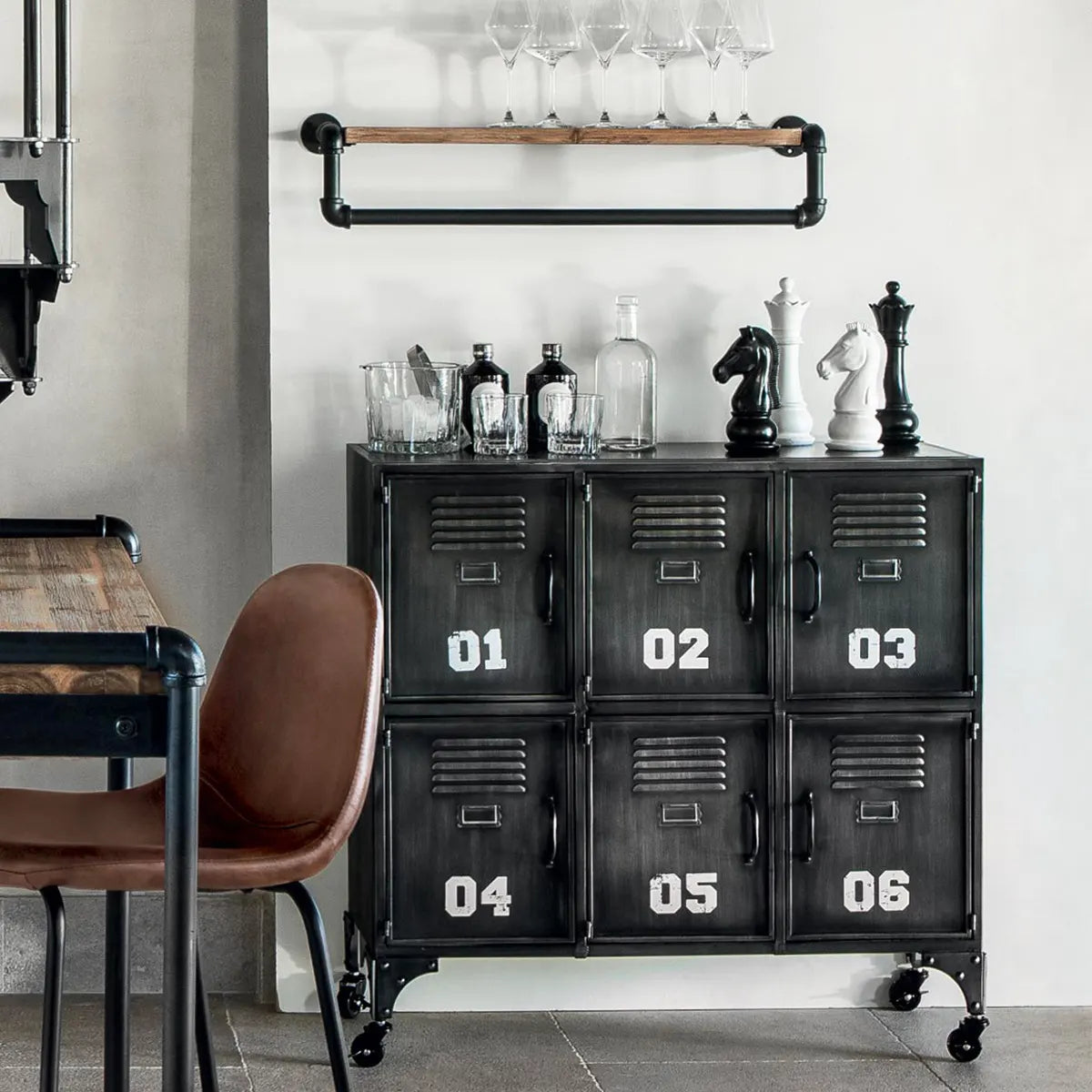 Mobilier TV Atmosphere Sevin 119,35x54 cm, Metal