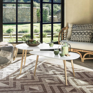 Masă de cafea Atmosphera Mileo, 88x98 cm, 2 buc.