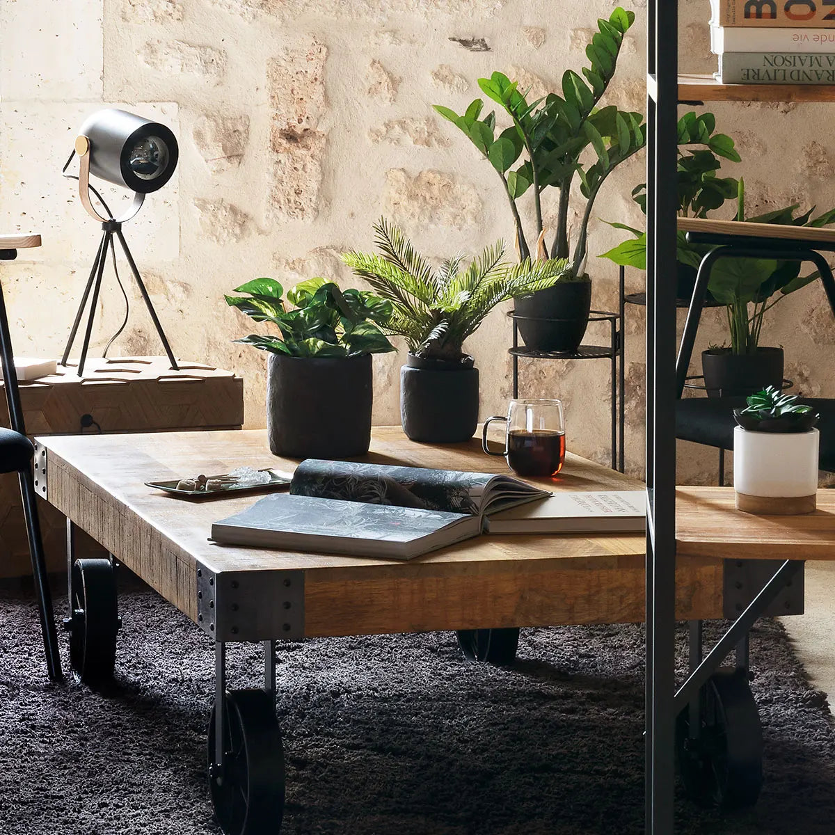 Masă de cafea Atmosphera Silas, 117x71 cm, Mango