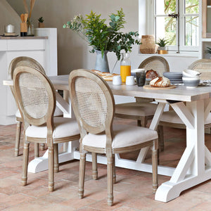 Scaun de masă Atmosphera Cleon, mesteacăn, Heveia