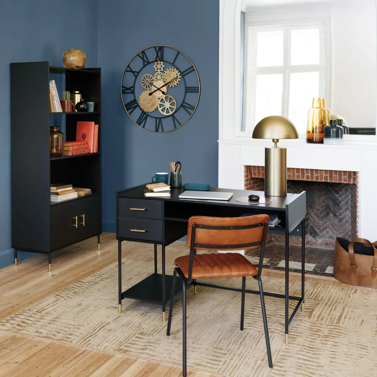 Scaun de sufragerie Atmosphera Dario, piele naturală