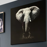 Tablou atmosphera Elephant, imprimeu pe pânză, 100 x 100 cm