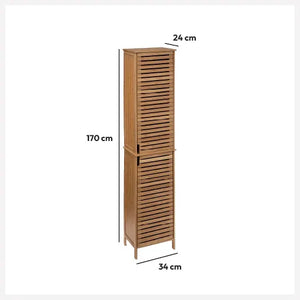 Dulap de baie 5five Sicla, înalt, bambus