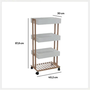 Raft Natureo 5five pe roți, 4 niveluri