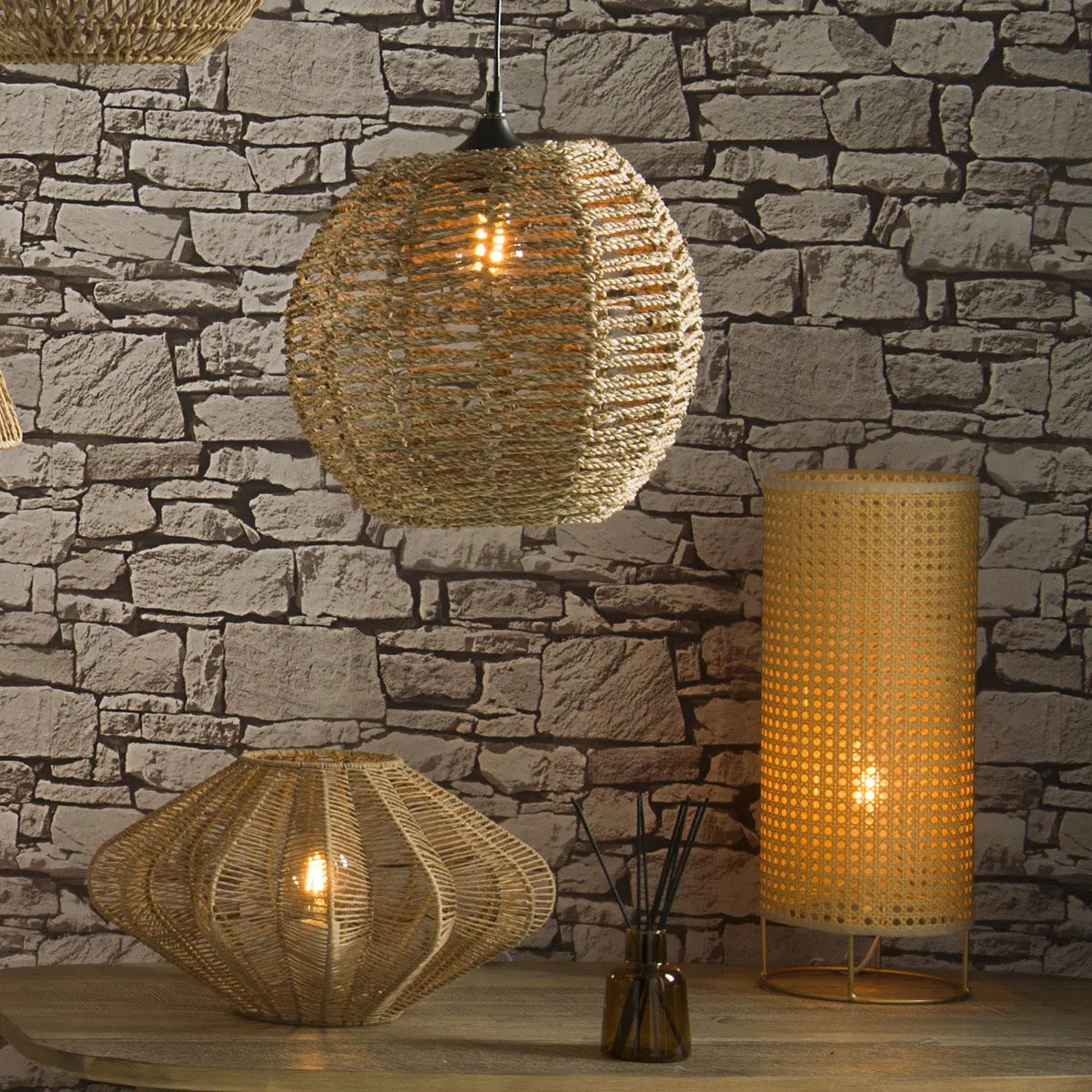 Lampă suspendată Atmosphera Rana, 33 cm, Mat