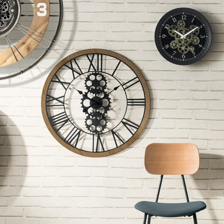 Ceas de perete Atmosphera Mely, Mecanism, Ø37 cm, Metal