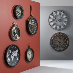 Ceas de perete Atmosphera Mely, Mecanism, Ø37 cm, Metal