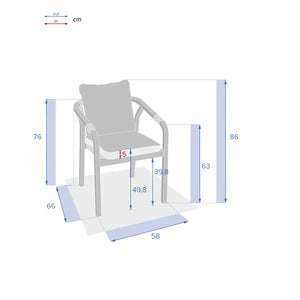 Scaun de gradina Hesperide Papouasie