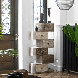 Comodă Atmosphera Ajay, 6 sertare, lemn de mango