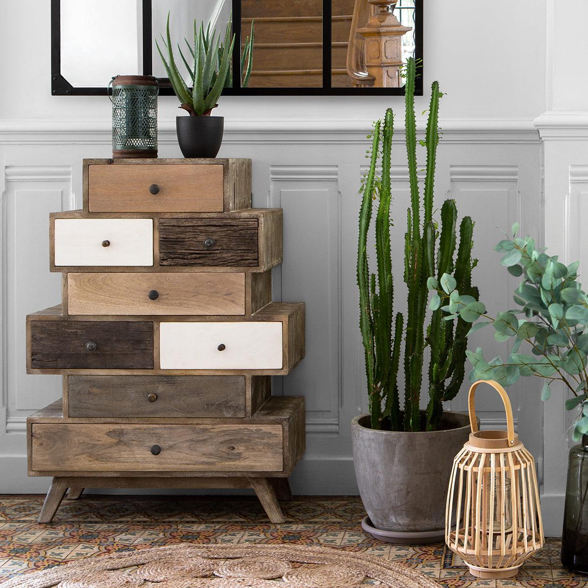 Comodă Atmosphera Koval, 8 sertare, lemn de mango