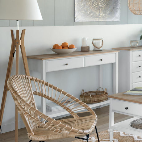 Masă consolă Atmosphera Solen, 110 cm, Alb