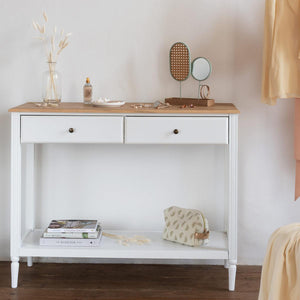 Masă consolă Atmosphera Solen, 110 cm, Alb