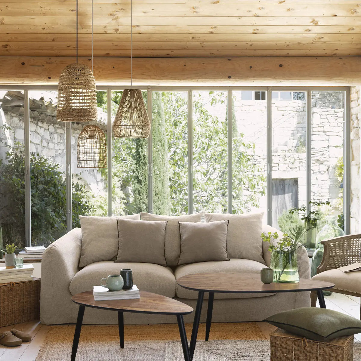 Masă de cafea Atmosphera Mileo, 88x98 cm, 2 buc.