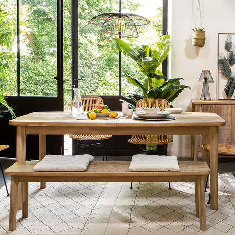 Bancă Atmosphera Banila, 150x37 cm, salcâm