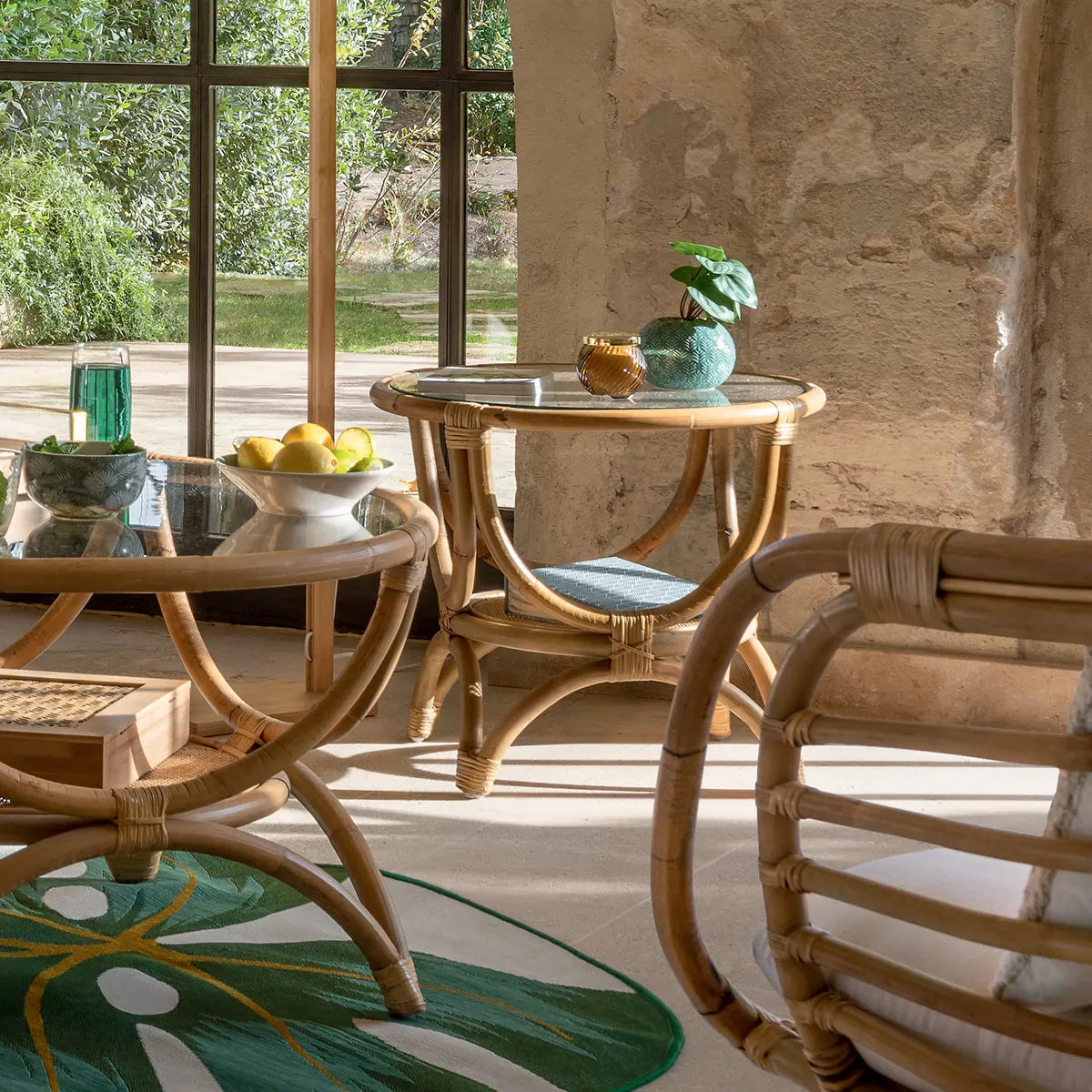 Masă de cafea Atmosphera Farah, Ratan