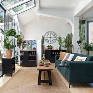 Cabinet atmosferă Cierna, 80x85 cm, Negru