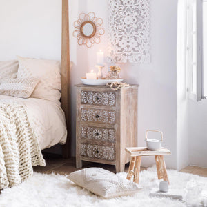 Comodă Atmosphera Shirel, 4 sertare, lemn de mango