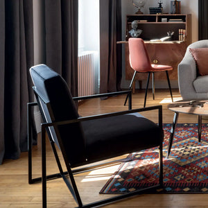 Fotoliu Agata, Negru