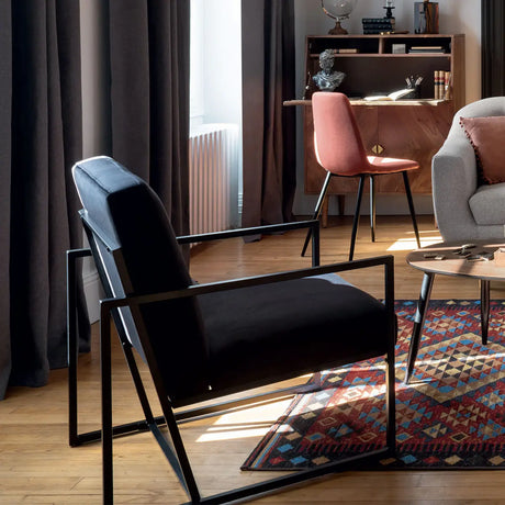 Fotoliu Agata, Negru