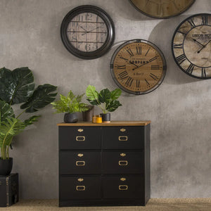 Ceas de perete Atmosphera The Colonial Factory, Ø58 cm, Metal și MDF