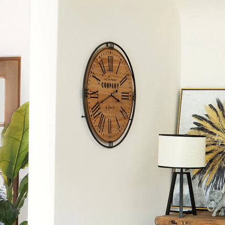 Ceas de perete Atmosphera The Colonial Factory, Ø58 cm, Metal și MDF