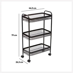 Cărucior de bucătărie 5five Mayaj, Metal, Dreptunghiular