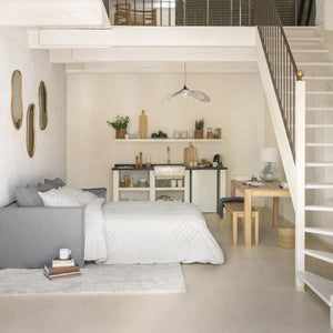 Lenjerie de pat Atmosphera, Bumbac, 260x240 cm, Ivory