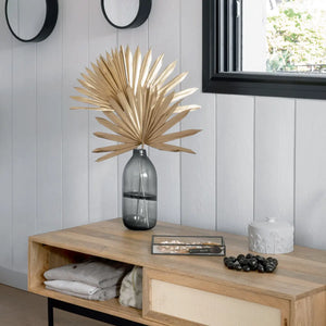 Vază Atmosphera Line, 30cm, sticlă, gri