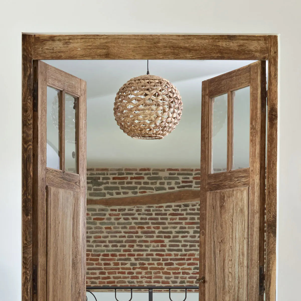 Lampă suspendată Atmosphera Sand, 38 cm, Zambilă de apă