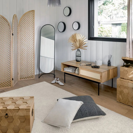 Set cutii depozitare Atmosphera Artys, 3 buc, L.47/53/60 cm, MDF