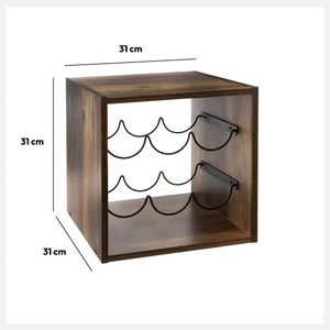 Suport vin 5five Mix &amp; Modul Industrial, 31x31 cm