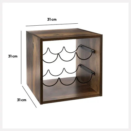 Suport vin 5five Mix &amp; Modul Industrial, 31x31 cm