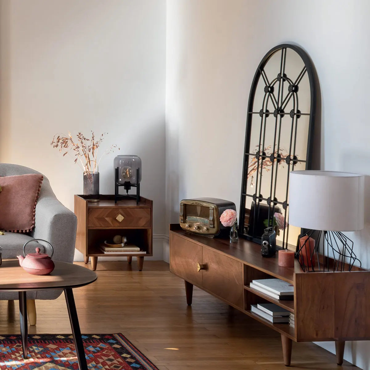 Oglindă Atmosphere Flower, 70x110 cm