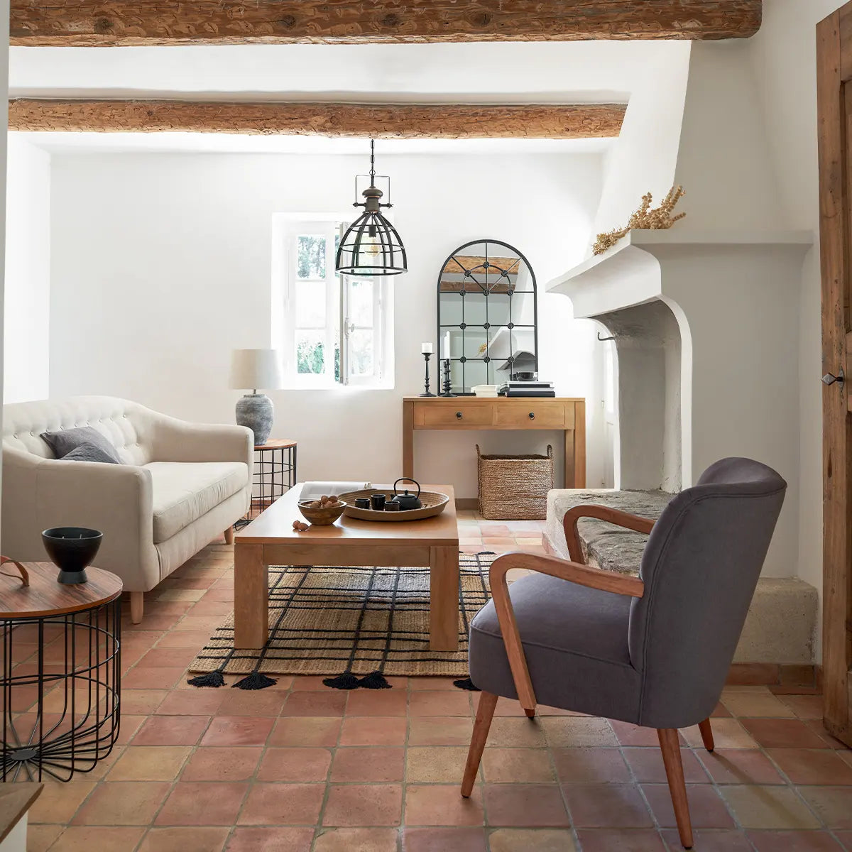 Oglindă Atmosphere Flower, 70x110 cm