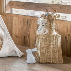 Coș de depozitare girafă, 79cm, Zambilă de apă