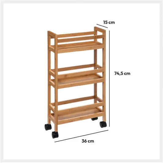 Raft 5five Bambou pe roți, 3 niveluri