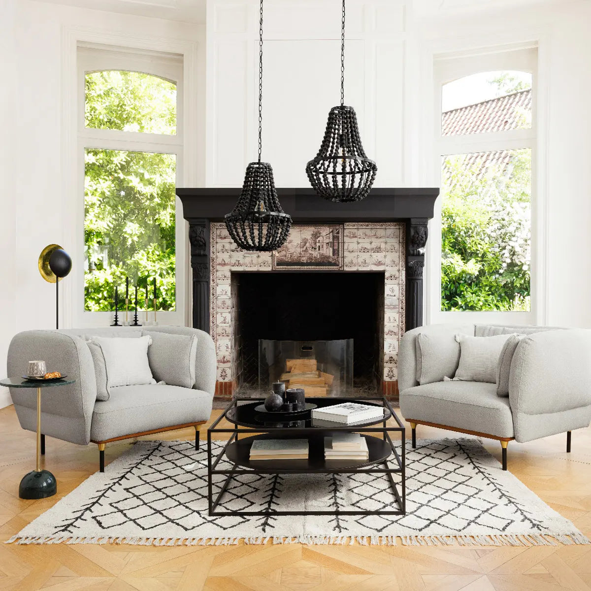 Pandantiv Atmosphere Goya, 38,5 cm, Metal