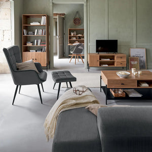 Masă de cafea Atmosphera Simon, 100x60x45 cm, Negru