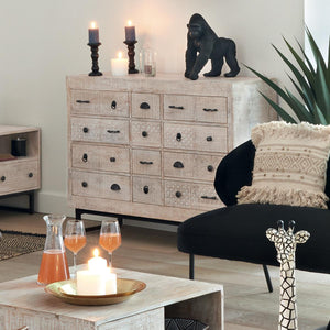 Comodă Atmosphera Ajay, 12 sertare, lemn de mango