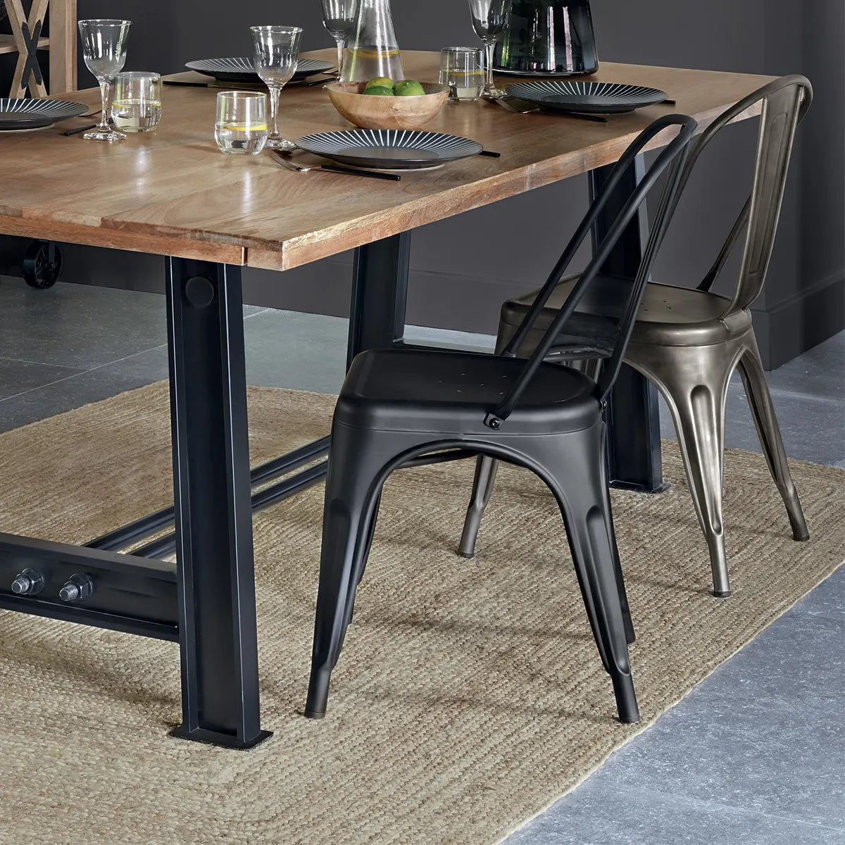 Scaun de sufragerie Atmosphere Niko, Metal