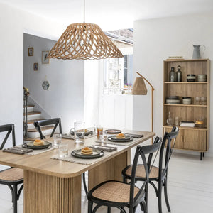 Lampion atmosphera Palm Cocktail, Bambus, Natural, 158 cm