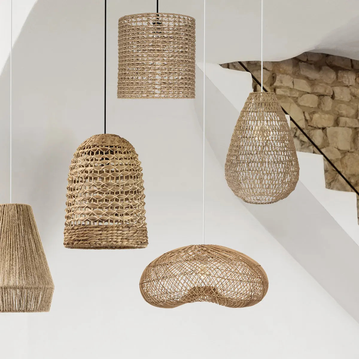 Pandantiv Atmosphera Jeny, 68 cm, Rattan