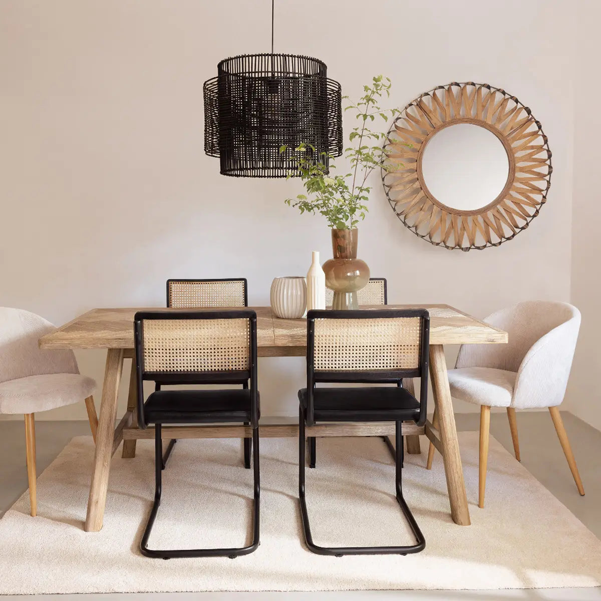 Scaun de sufragerie Atmosphere Celeste, Cord