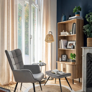 Bibliotecă Atmosphere Colva, 80x40x180 cm, MDF