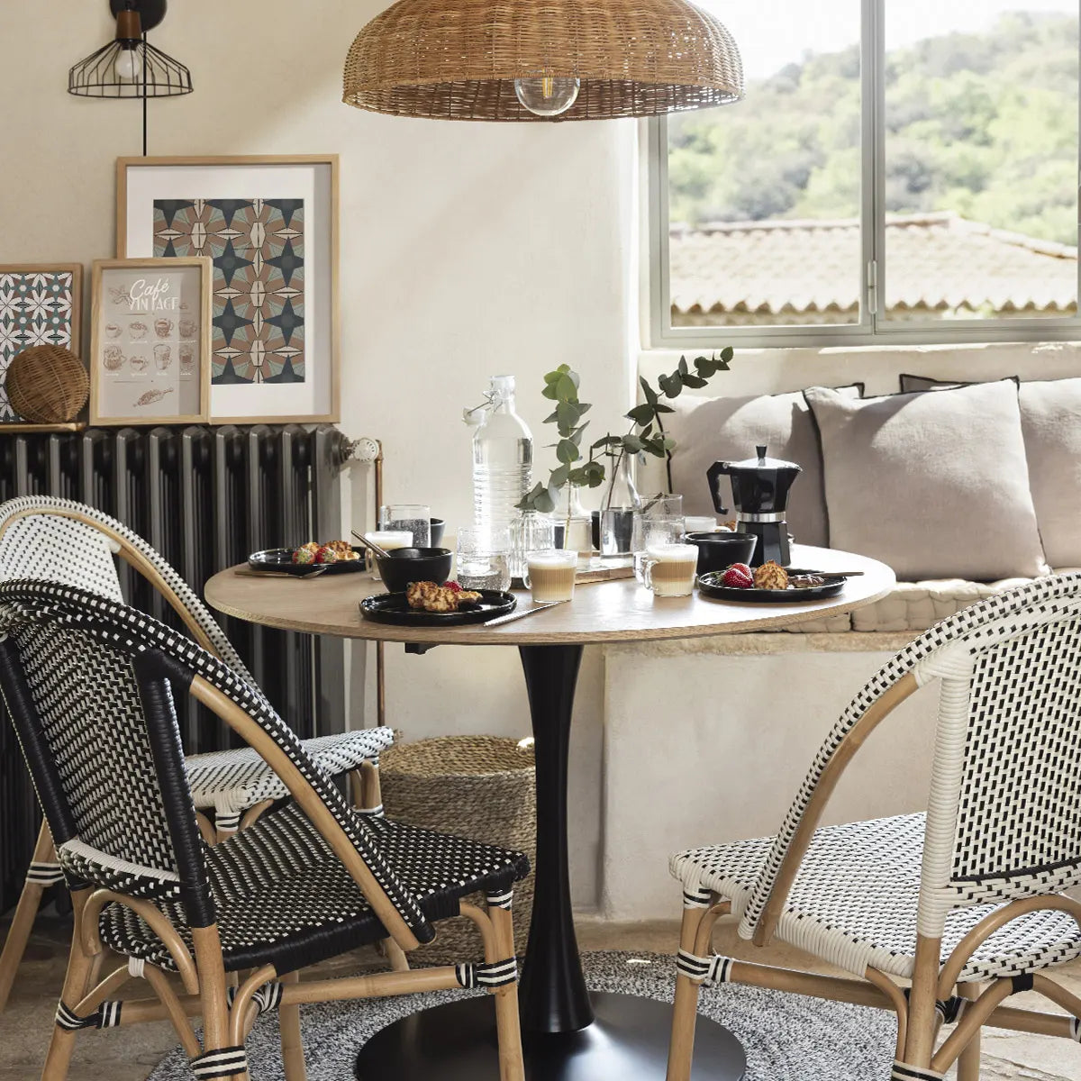 Masă de dining Atmosphera Elias, MDF, 100x76 cm